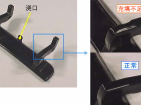 注塑不良之充填不足